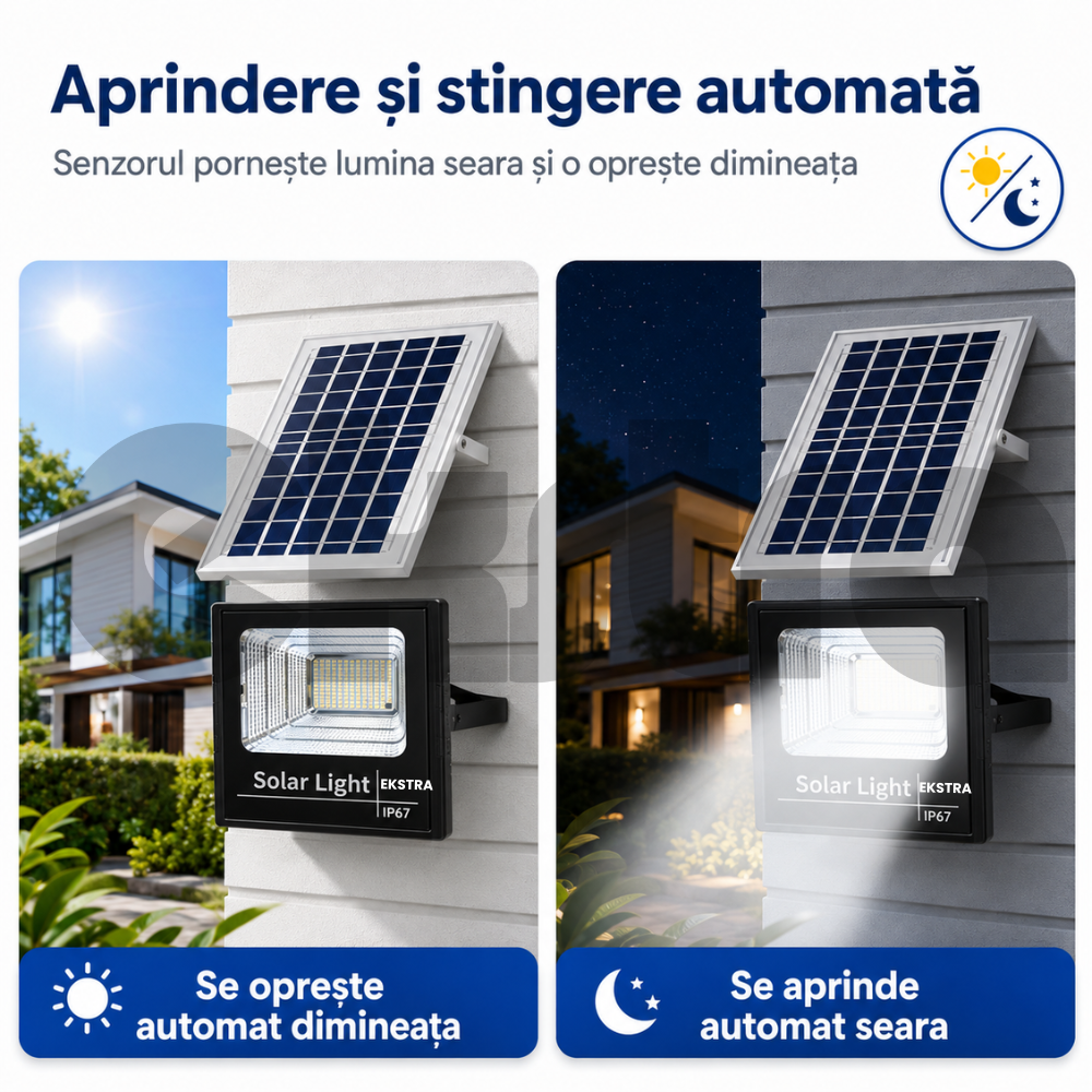 PROMO SET 2: Proiectoare LED cu Panouri Solare 400W