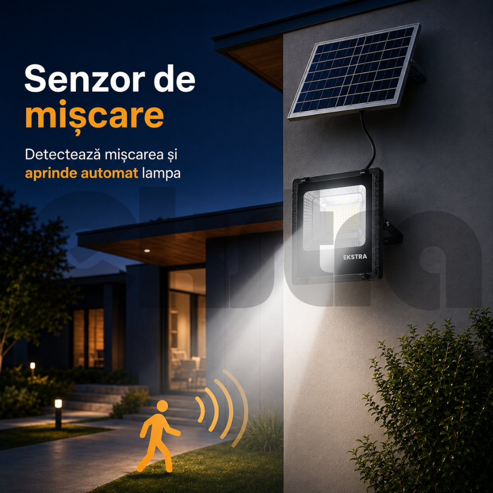 PROMO SET 2: Proiectoare LED cu Panouri Solare 400W